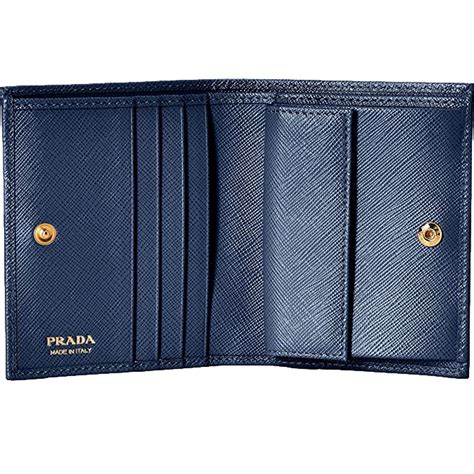 prada baltico saffiano|Baltic Blue Saffiano Leather Wallet .